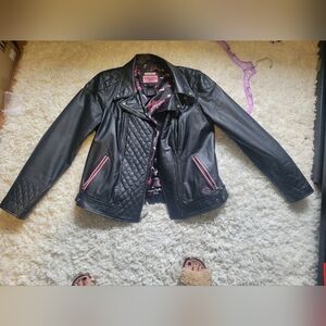 Harley Davidson black leather  jacket